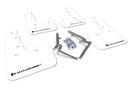 Rally Armor 17+ Honda Civic Type R White Mud Flap w/ Black Logo