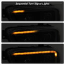 xTune Toyota Tacoma 16-18 DRL Faros delanteros con barra de luz - Negro PRO-JH-TTA16-LBDRL-BK