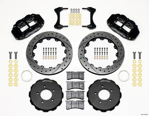 Wilwood Narrow Superlite 6R Front Hat Kit 12.88in Drilled 2006-Up Civic / CRZ (140-11978-D)
