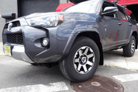Rally Armor 12-19 Toyota 4Runner UR Faldilla de barro negra con logotipo plateado