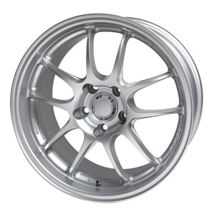 Rueda plateada Enkei PF01 18x9,5 5x114,3 35 mm con compensación y diámetro de 75 mm