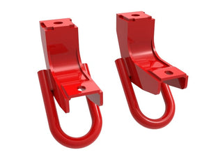 Gancho de remolque delantero de control aFe Rojo 22-23 Toyota Tundra 3.5L V6 / Sequoia (450-72T001-R) 