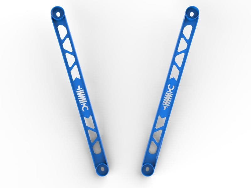 aFe CONTROL 304 Soporte de suspensión delantera de acero inoxidable azul para Toyota GR Supra (A90) 2020+ (450-721003-L)