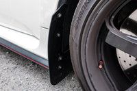 Rally Armor 17+ Honda Civic Type R UR Faldilla guardabarros blanca con logotipo rojo
