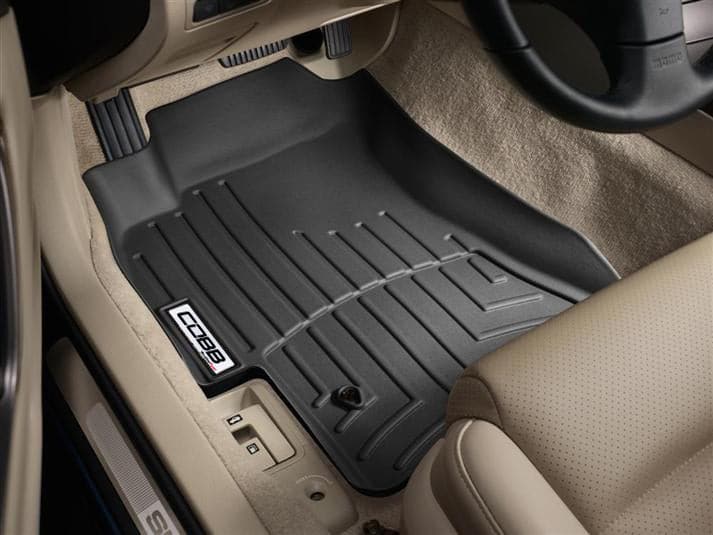 COBB 05-09 Subaru LGT / OBXT Front FloorLiner by WeatherTech - Black (cobbWT440831)