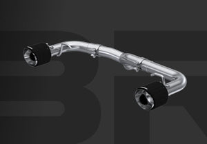 MBRP 2022+ Toyota GR86 2.4L 2.5in Dual Split Rear Exit w/5in OD CF Tips-T304 (S48053CF)