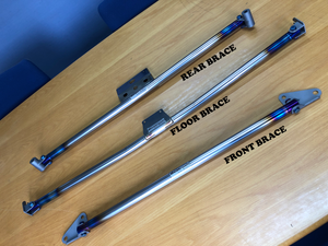 Beatrush Titanium Front Performance Bar | 2017+ Honda Civic Type R (S84070PB-VF)