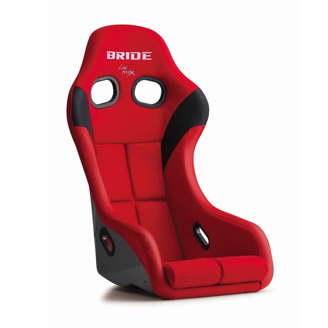 Bride Zeta IV Asiento envolvente FIA ​​con carcasa de carbono súper aramida roja