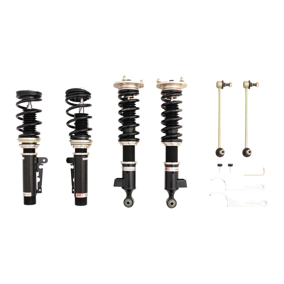 BC Racing BR Coilovers para Porsche 911 Turbo AWD 01-05 (Y-02-BR)