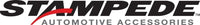 Stampede 2016-2021 Toyota Tacoma Extended Cab Pickup Tape-Onz Deflector de viento lateral 2 piezas - Humo