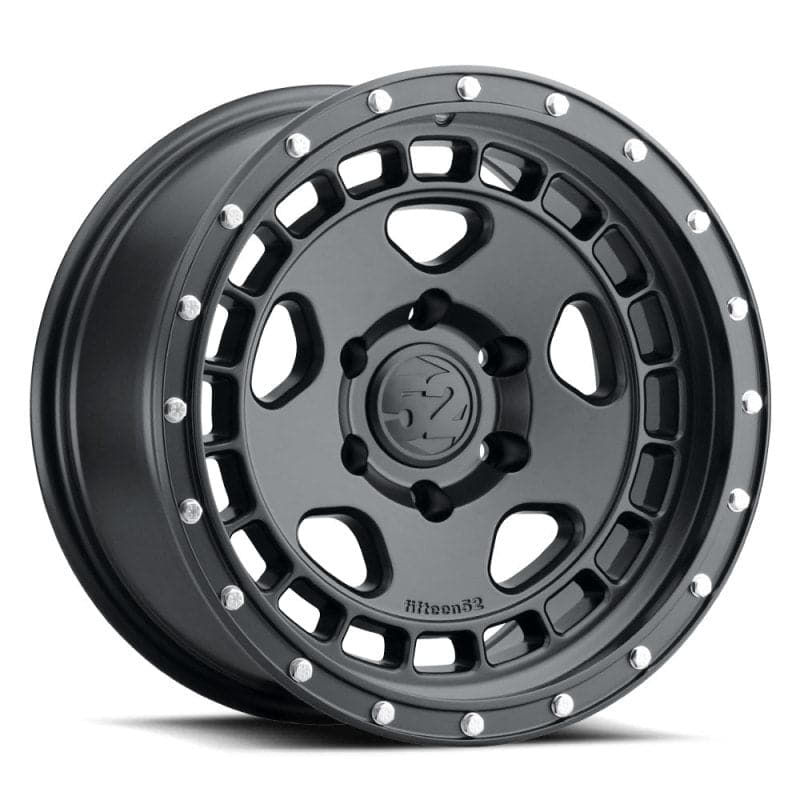quince52 Turbomac HD 17x8.5 6x135 0mm ET 87.1mm Rueda negra de asfalto con orificio central (THDAB-178565-00)