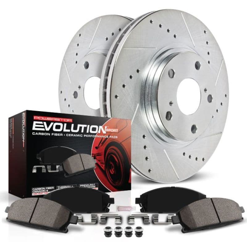 Power Stop 02-06 Acura RSX Kit de freno deportivo delantero Z23 Evolution