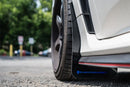 Rally Armor 17+ Honda Civic Type R White Mud Flap w/ Black Logo