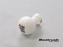 Beatrush Duracon White Shift Knob - BRZ, FR-S, GT86