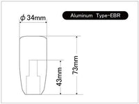 Beatrush Type E M12x1.25 Gold Shift Knob (Subaru, Toyota, Lexus, Scion)