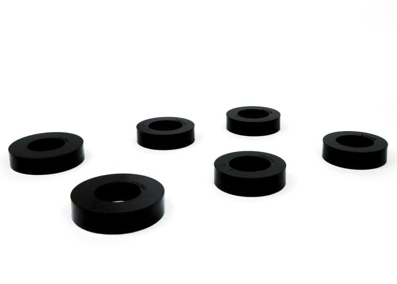 Whiteline 89-98 Nissan 240SX S13 y S14 / 90-96 Nissan 300zx Z32 Kit de alineación y bloqueo del subchasis trasero