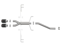 aFe Takeda 2.5in 304SS Axle-Back Exhaust System 17-19 Honda Civic Type R L4-2.0L (t) (49-36626-C)