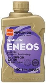 Aceite de motor de mezcla sintética de alto rendimiento ENEOS 5W30 (12 cuartos)