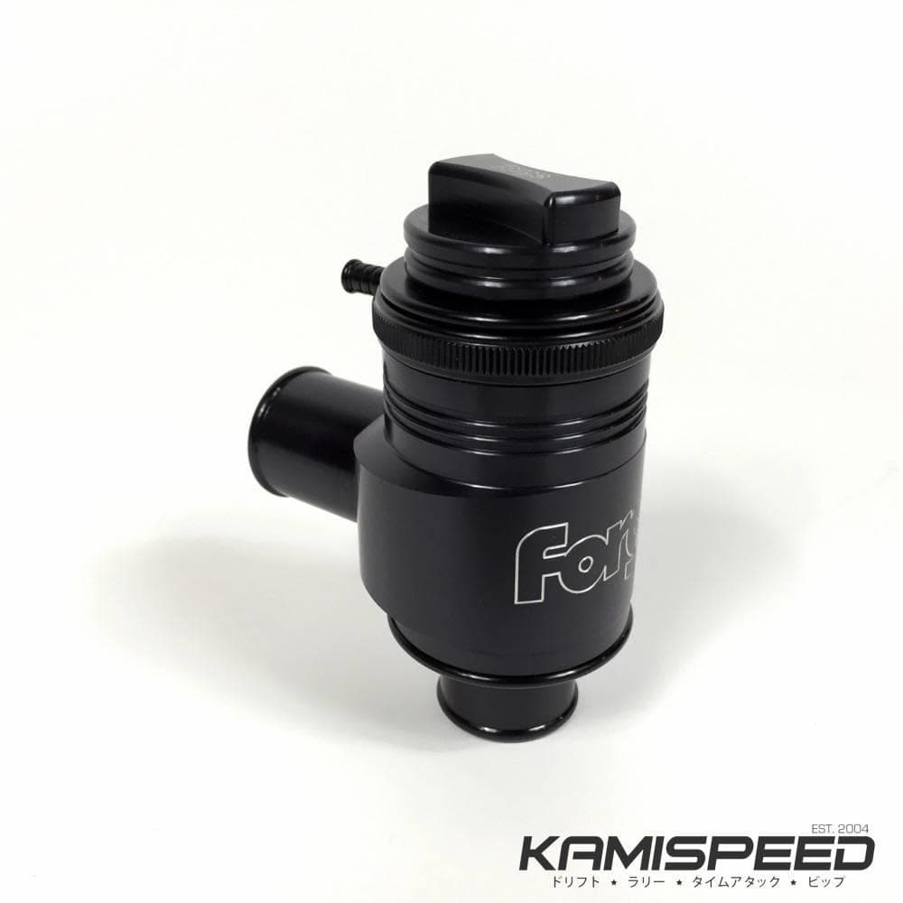 Forge Motorsport Black Type RS Recirculating Valve (BPV) - 03-15 Mitsubishi Lancer Evolution 8 / 9 / 10