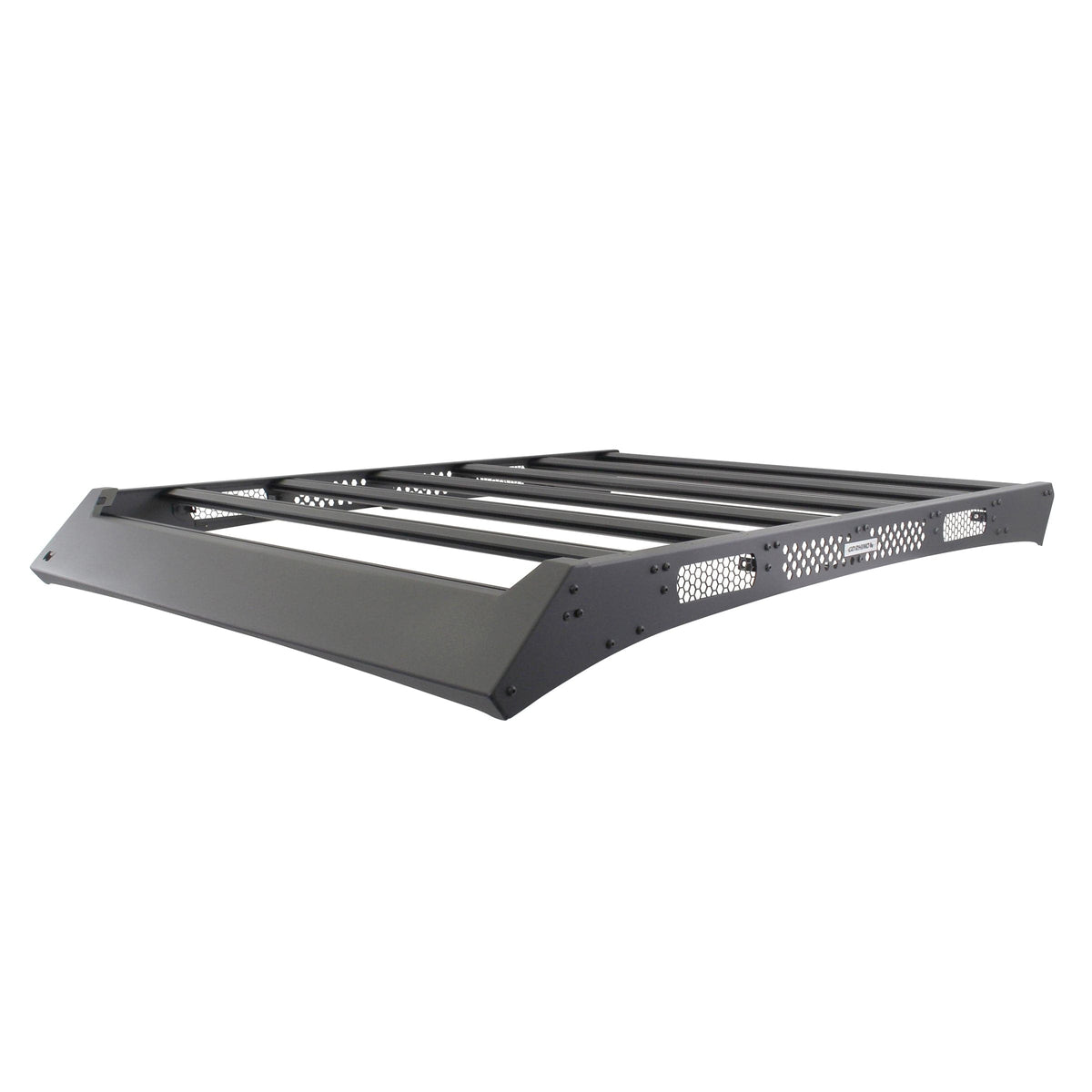 Go Rhino 16-21 Toyota Tacoma Ceros Portaequipajes de perfil bajo negro texturizado