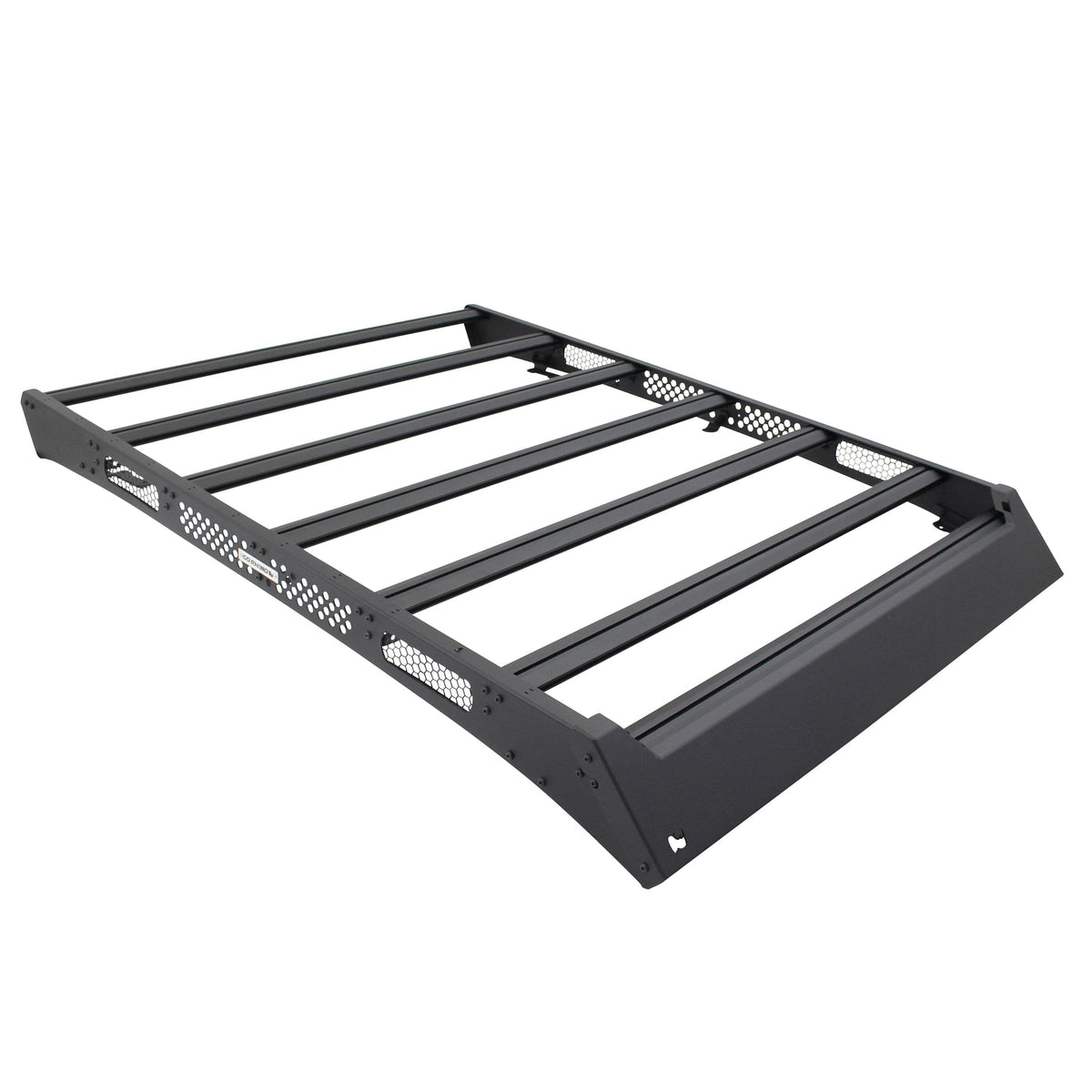 Go Rhino 16-21 Toyota Tacoma Ceros Portaequipajes de perfil bajo negro texturizado