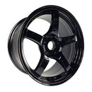 Gram Lights 57CR 18X9.5 +38 5x100 en rueda negra brillante