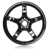 Gram Lights 57CR 18X9.5 +38 5x100 en rueda negra brillante