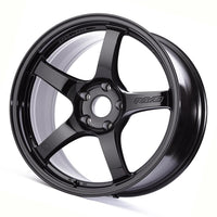 GramLights 57CR 18X9.5 +38 5-120 Gloss Black wheel | 2017+ Civic Type R