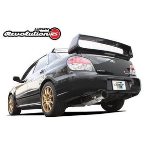 Escape con respaldo de gato GReddy Revolution RS - Impreza WRX 02-07 y Impreza WRX STI 04-07