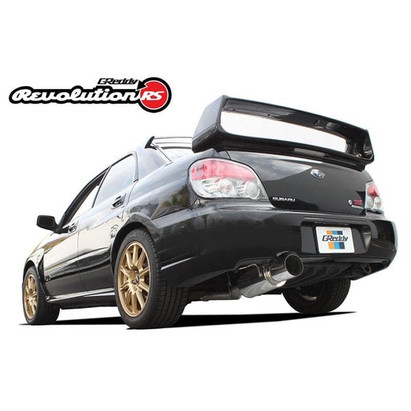 Escape con respaldo de gato GReddy Revolution RS - Impreza WRX 02-07 y Impreza WRX STI 04-07