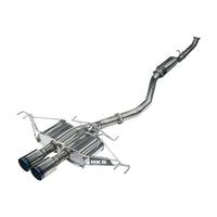 HKS Legamax Premium Cat-Back Exhaust for 2017+ Honda Civic Type R