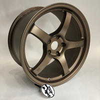 Rueda Gram Lights 57CR 18X9.5 +38 5x114.3 en Bronce 2