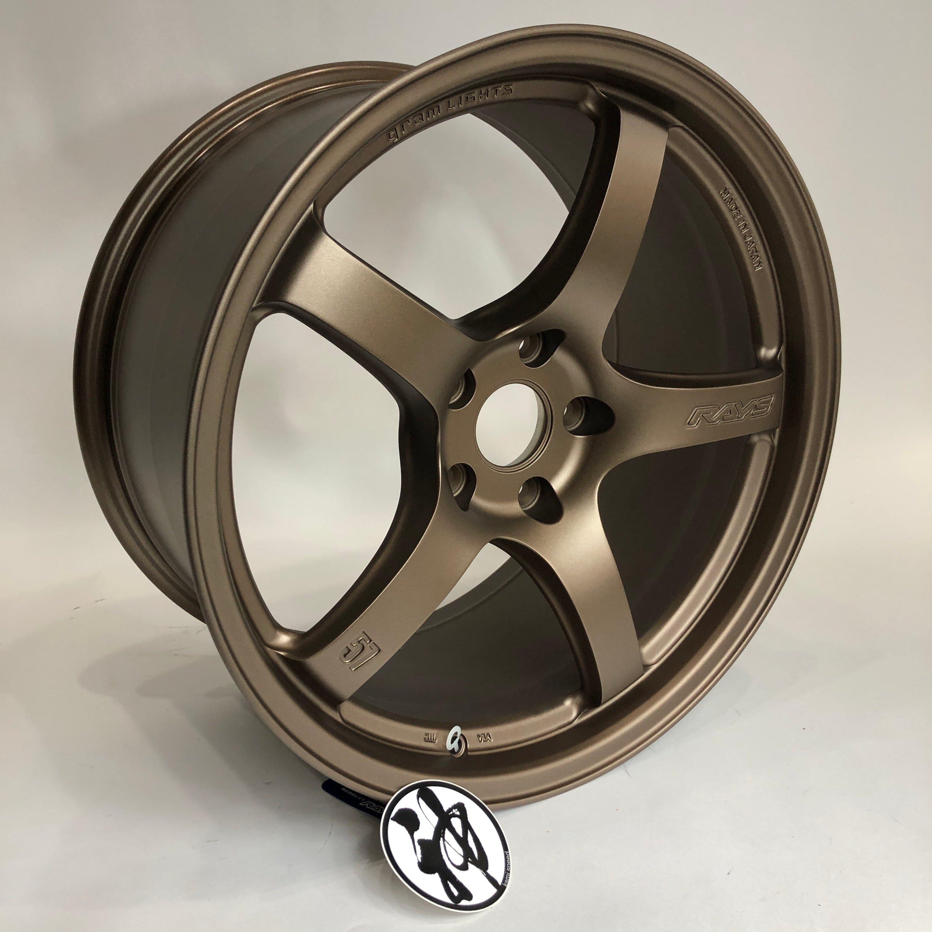 Gram Lights 57CR 18X9.5 +38 5x114.3 Wheel in Bronze II