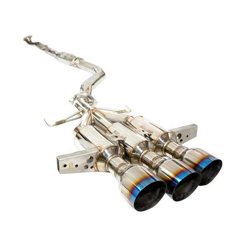Invidia Gemini R400 Titanium Tip Full Exhaust System - 17+ Honda Civic Type R
