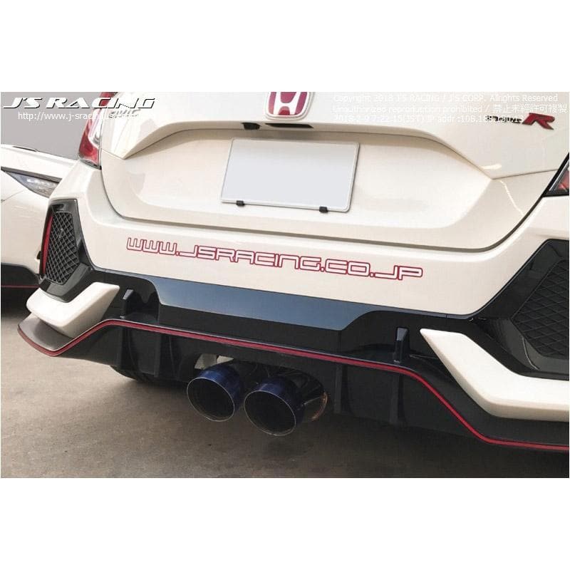 J's Racing FX-PRO 70RS Titanium Cat-Back Exhaust - 17+ Honda Civic Type R