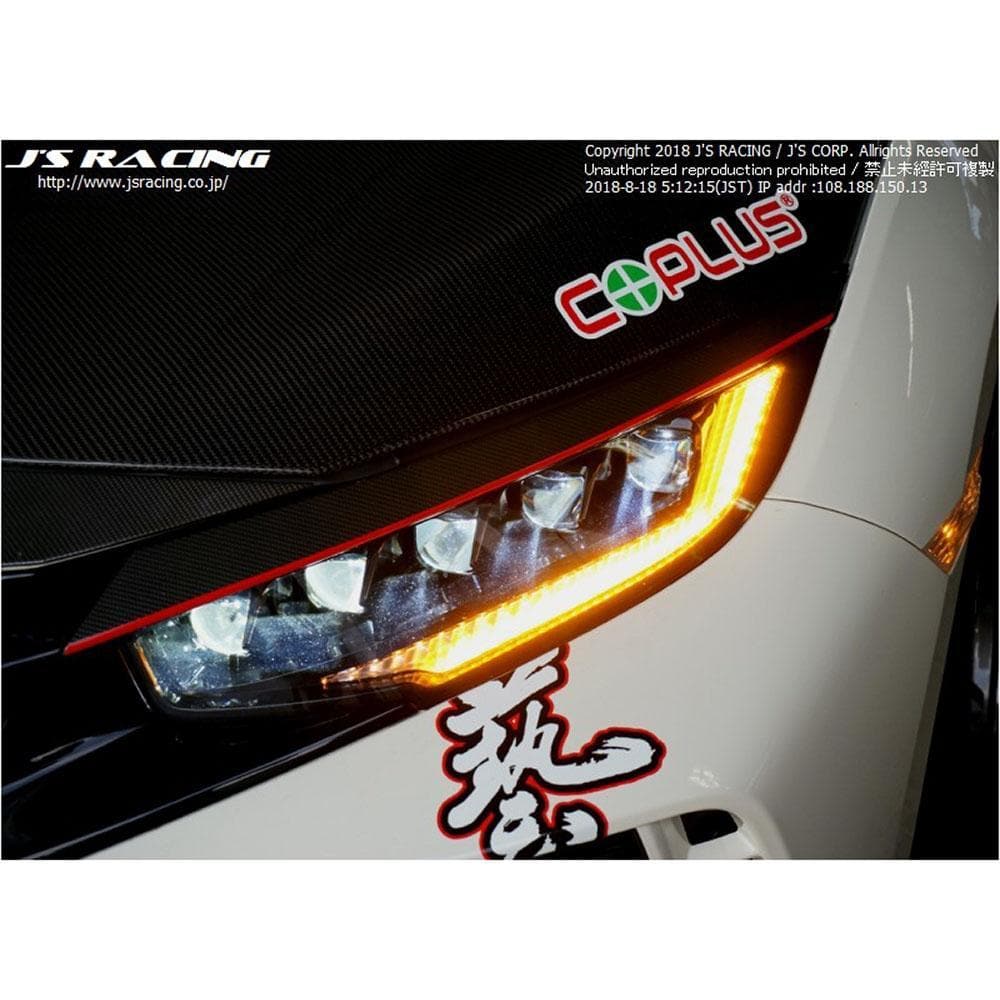 J's Racing LED Headlights | 2017+ Honda Civic Type R (TB-K8-F)