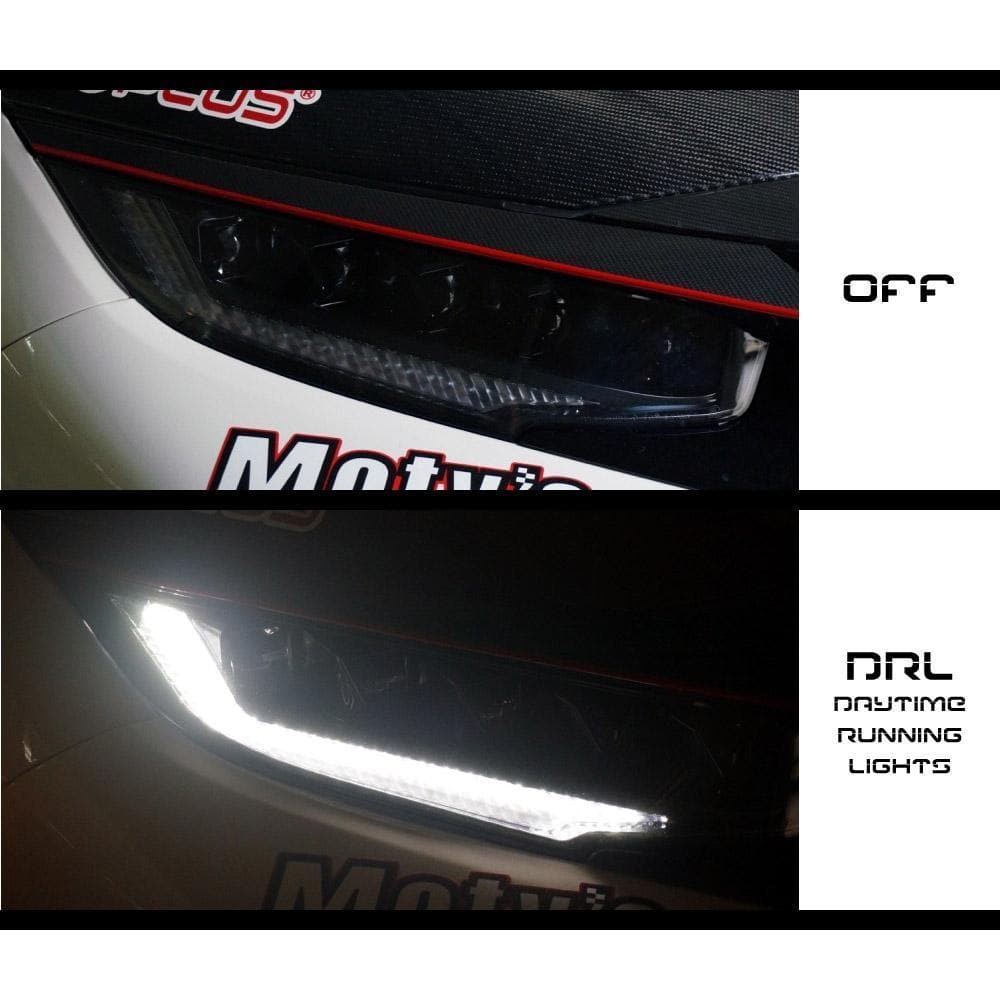 J's Racing LED Headlights | 2017+ Honda Civic Type R (TB-K8-F)