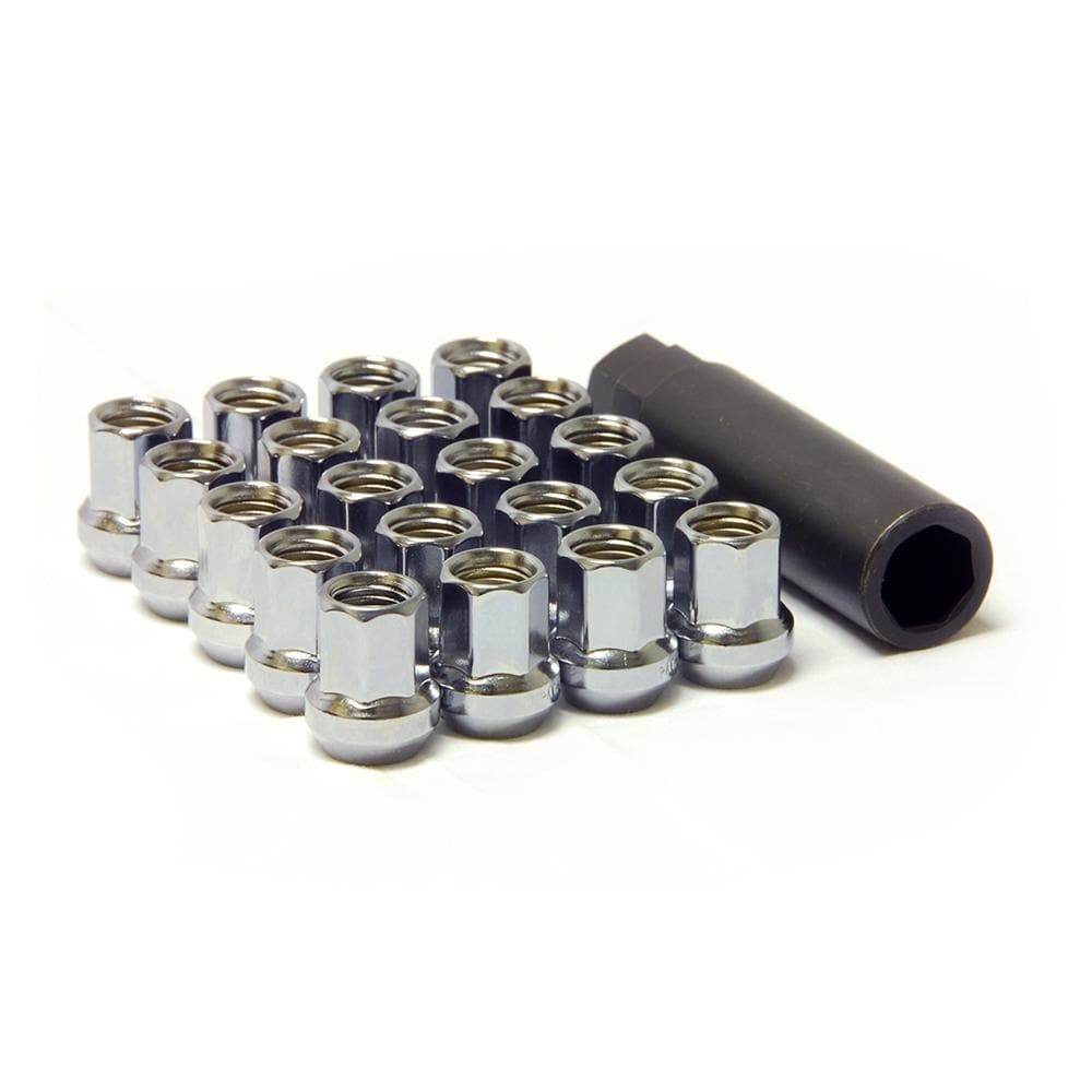 Kyokugen Heptagon Nut Lugnuts - Chrome 12x1.25