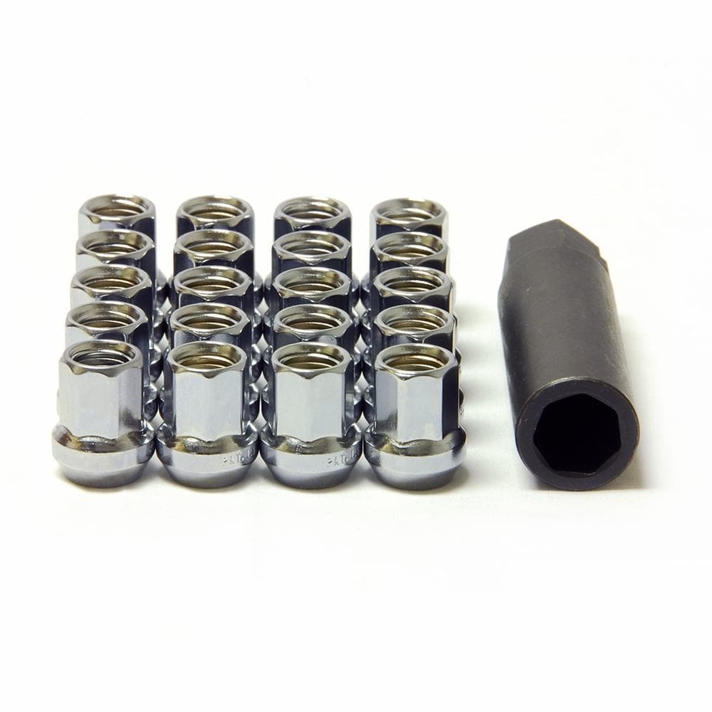 Kyokugen Heptagon Nut Lugnuts - Chrome 12x1.25