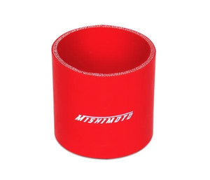 Acoplador recto Mishimoto de 2,5", rojo