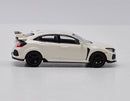 Honda Civic Type R (FK8) 1:64 Diecast Model Car in White (LHD)