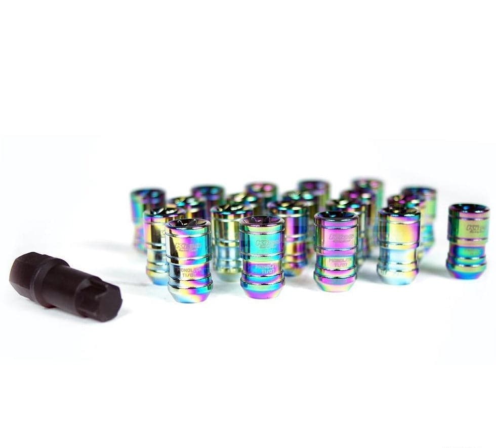 Project Kics Monolith T1/07 Lug Set Neochro 14x1.5 | 2017+ Civic Type R (WMN04N)