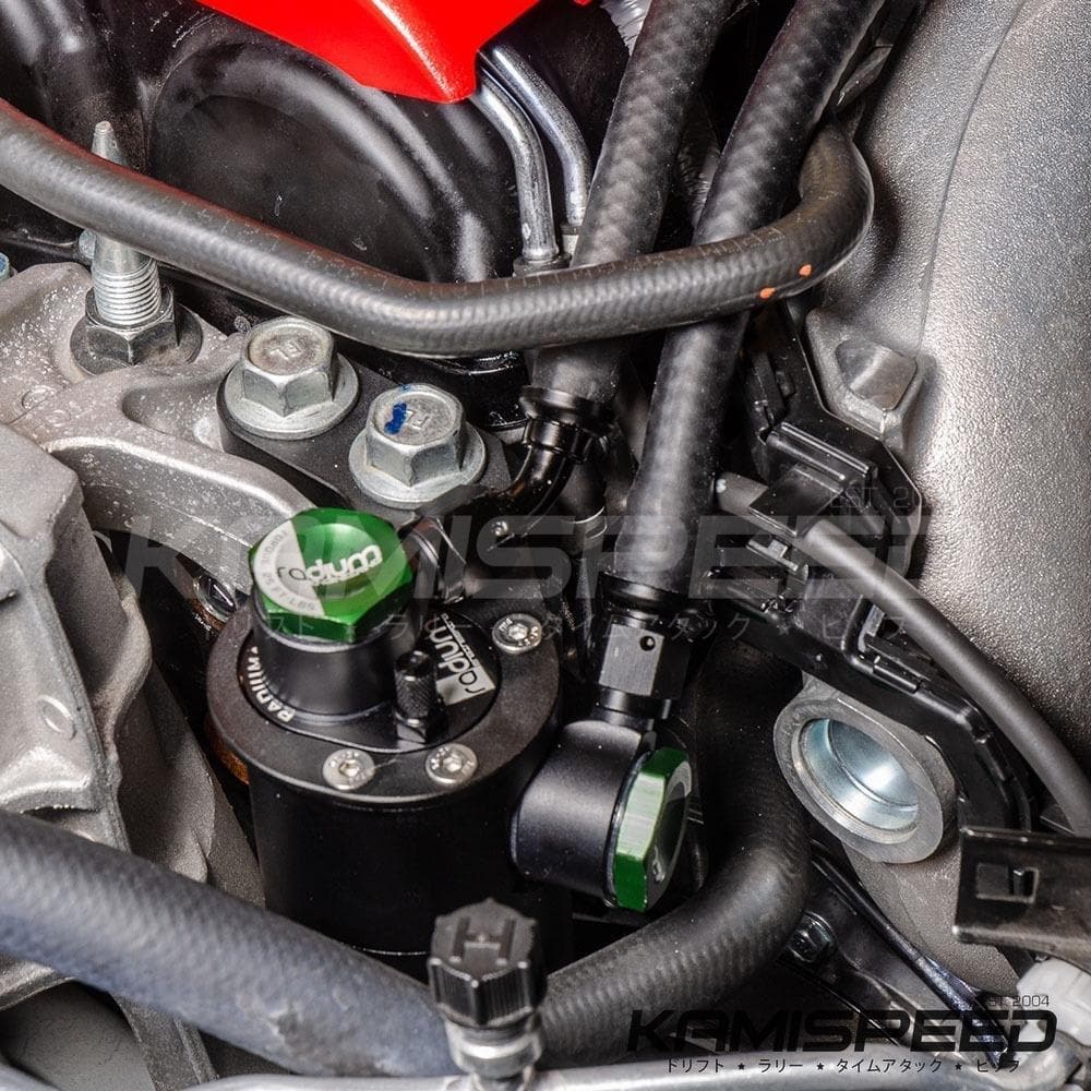 Radium CCV Side Catch Can Kit | 2017+ Honda Civic Type R (20-0425-FL)