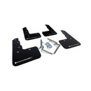 Rally Armor Black Mud Flaps White Logo for 2017+ Honda Civic Type R (MF47-UR-BLK/WH)