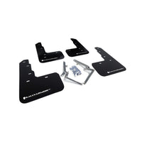Rally Armor Black Mud Flaps White Logo for 2017+ Honda Civic Type R (MF47-UR-BLK/WH)