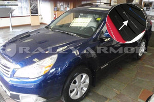 Guardabarros UR Rally Armor con logotipo plateado - Outback 10-14