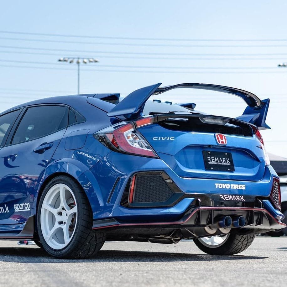 Remark Titanium Catback | 2017+ Honda Civic Type R (RK-C2076H-01T)