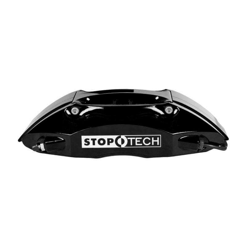 Kit de freno grande StopTech (solo delantero, pinzas negras, rotores recubiertos perforados) - Honda CR-Z