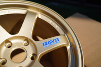 Volk Racing TE37 OG Wheel in 18x10" +41 5x120 in Gold for Civic Type R