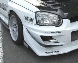 Protectores de esquina de parachoques de carbono Varis WRX/ STI 04-05